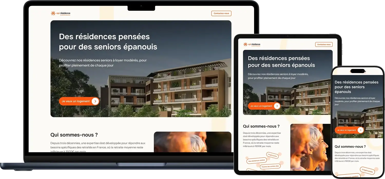 Illustration du site web